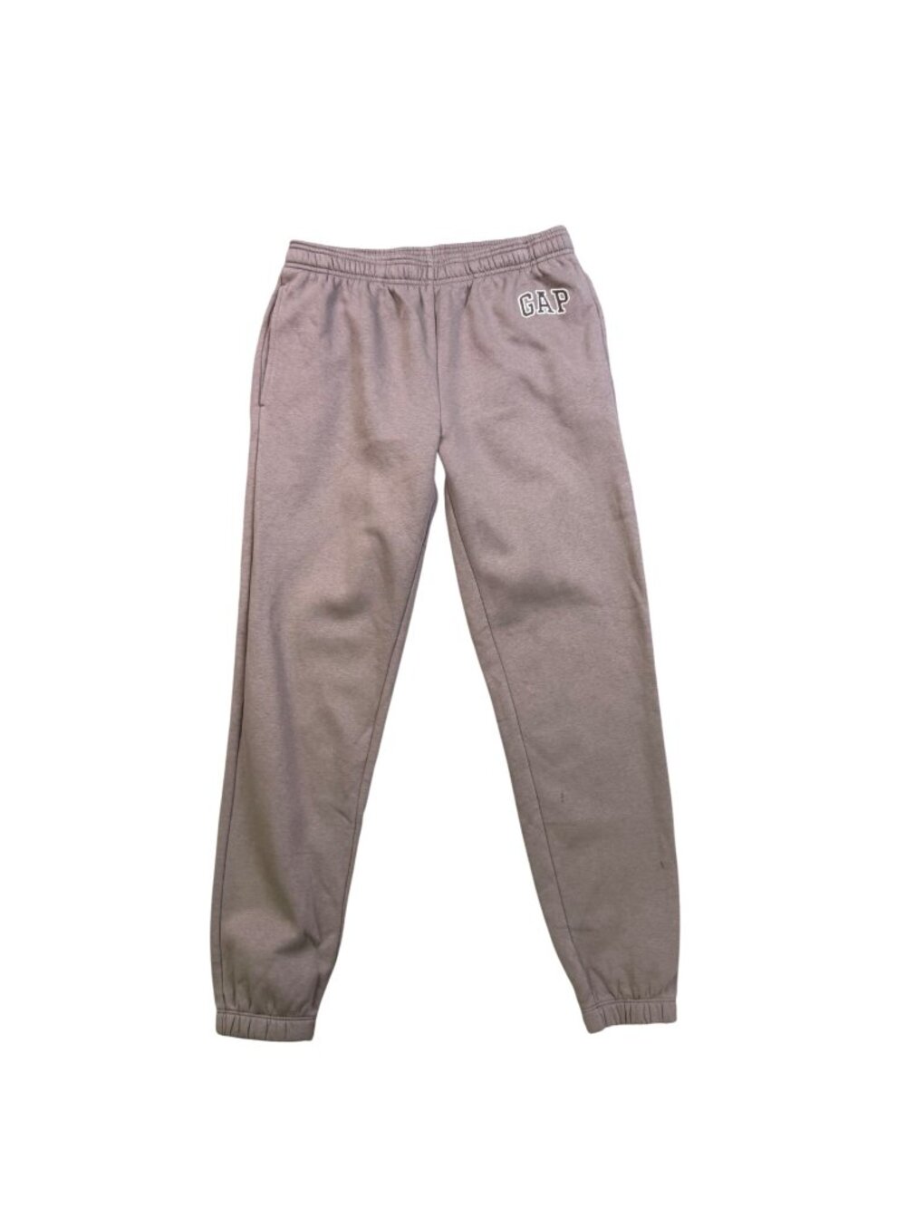 Gap Mens Gray Cotton Blend Sweatpants Elastic Waist Relaxed Fit Size S